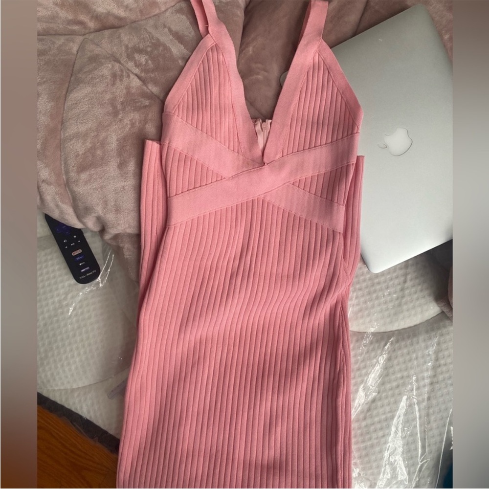 SOLD Pink bandage dress